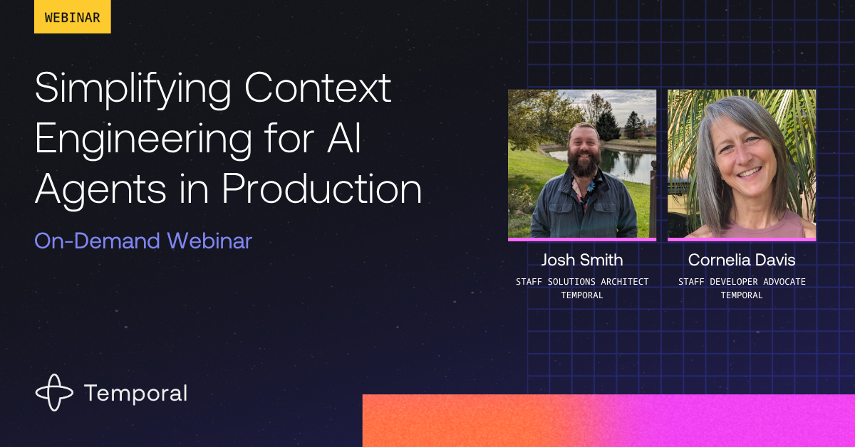 Webinar | Simplifying Context Engineering for AI Agents in Production